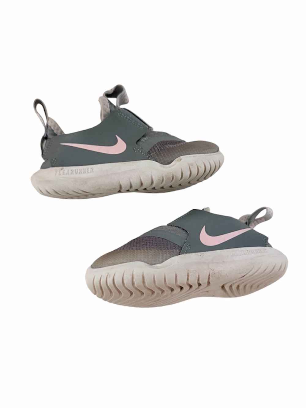 Nike baby / toddlers girls Revolution slip on sneakers in pink & grsy size 6C